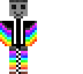 rainbow teenager jacket