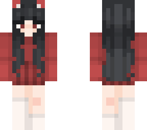 red bear girl