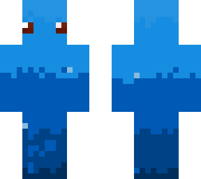 simple blue skin