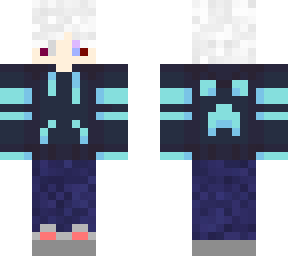 uhani in a creeper hoodie (hood off)