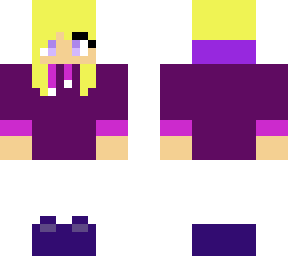 ~purple hoodie girl~