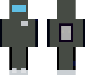 among us black  crewmate or imposter skin