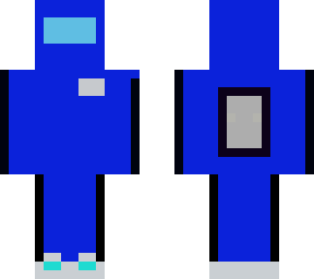 among us blue crewmate or imposter skin