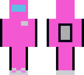 among us pink  crewmate or imposter skin