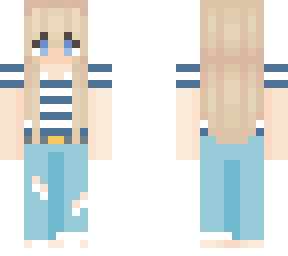 blonde sailor girl w/ blue eyes