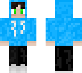 blue hoodie
