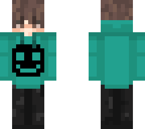 blue hoodie
