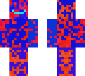 blue/red man