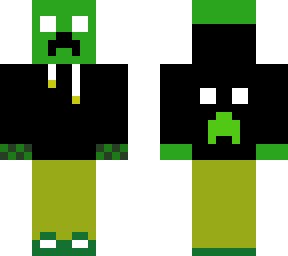 creeperbrine with his own hoodie