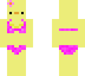 duck in bikini