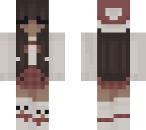 festive skin for a girl