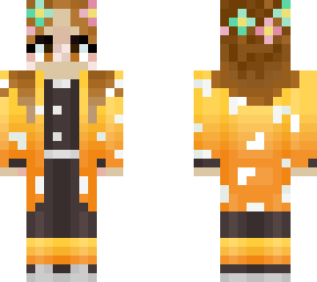 flower girl with zenitsu outfit