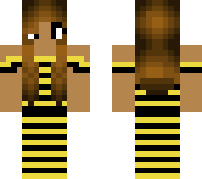 girl in a bumble bee jump suit