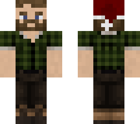 green flannel guy