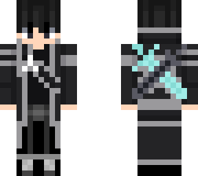 Kirito Sword Art Online Sao Minecraft Skin