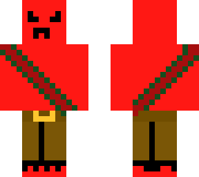 mad red man