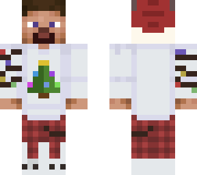 minecraft dungeons christmas steve