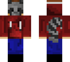 mr_pompocco's raccoon mask skin