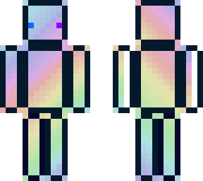 neon black colorful