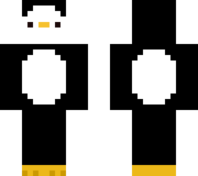 penguin and crazy guy
