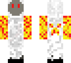 really cool fire reaper minecraft skin