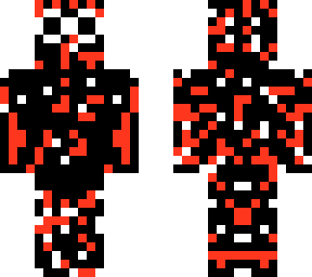 red and white mess