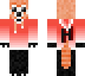 red panda with sweater