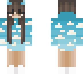 sky sweatshirt devil girl
