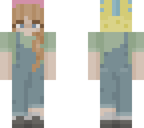 strawberry blonde girl with fish hat