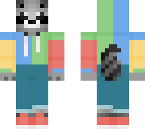 tweaked retro raccoon