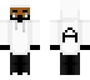 white arrow