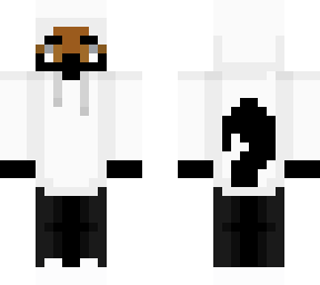 white arrow