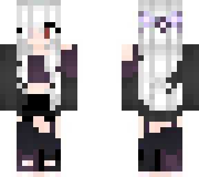 wolf girl puprple