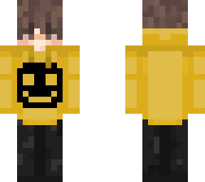 yellow hoodie