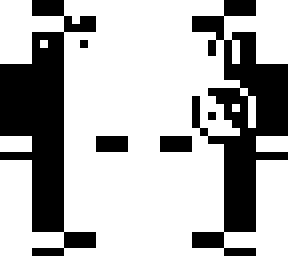 ying yang sweatband skin black and white