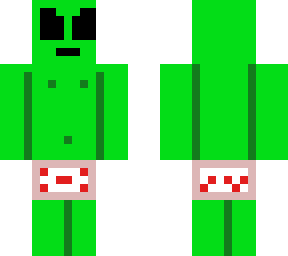 alien in underwear