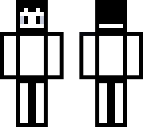 black and white
