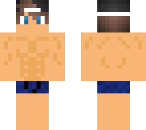 boxer bleu fonc