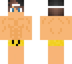 boxer jaune-orange