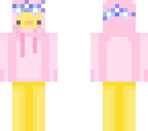duck in hoodie (pink)