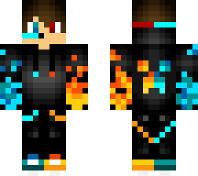 fire and ice boy with micraphone