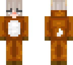 girl wearing raindeer onesie!! (tutorial used)