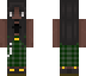 green plaid