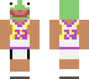 los angeles lakers  minecraft skin & frog