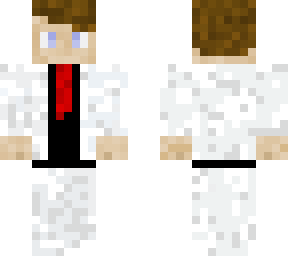 man with white suit