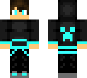 neon blue creeper boy