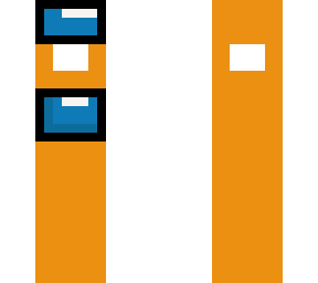 orange holding son