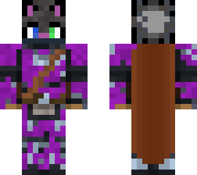 purple mandalorian cat