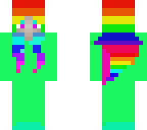 rainbow girl