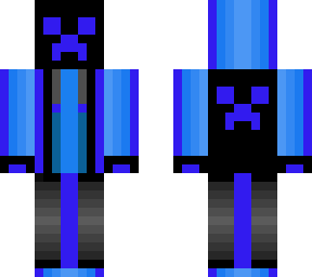 really cool blue creeper guy